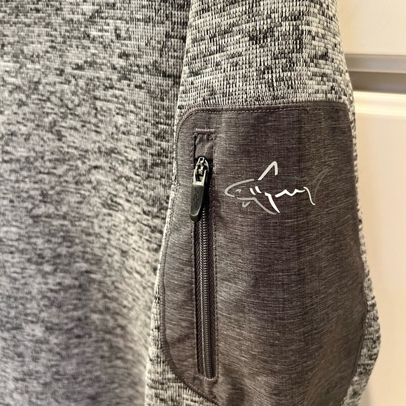 MEN’S GREG NORMAN ~ THE SHARK 🦈 ~  1/4 Button Neck Golf Sweater  ~ SIZE MEDIUM - Picture 4 of 11